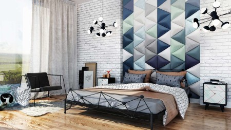 Panel tapicerowany Dappi Classic Piramid