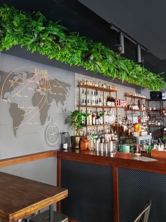 Panel ze sztucznych roślin RAINFOREST GD112