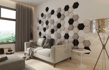 Panel tapicerowany Dappi Classic Heksagon