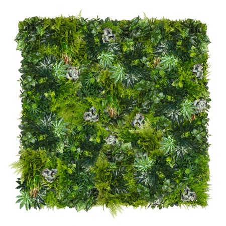Panel ze sztucznych roślin TROPICAL GD106 na większej powierzchni.