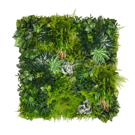 Panel ze sztucznych roślin TROPICAL GD106 na większej powierzchni.