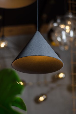 Lampa wisząca Konko Velvet Light anthracite