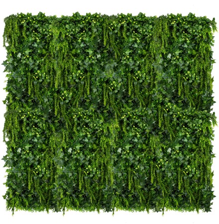 Panel ze sztucznych roślin GREEN IVY GD153