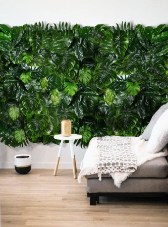 Panel ze sztucznych roślin MONSTERA MADNESS GD165