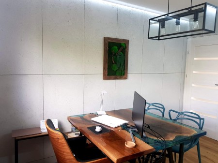 Płyta betonowa ultra lekka jasny popiel, struktura porowata