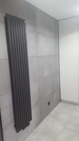 100x50x1 cm | Ciemny popiel | Płyta betonowa ultralekka beton architektoniczny