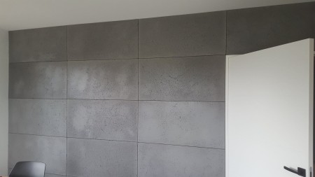 100x50x1 cm | Ciemny popiel | Płyta betonowa ultralekka beton architektoniczny