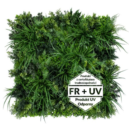 Panel ze sztucznych roślin FR + UV GD172 Trudnozapalny