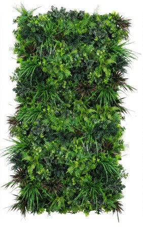 Panel ze sztucznych roślin FR + UV GD173 Trudnozapalny 1x2 m