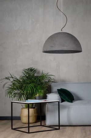 Lampa betonowa Sfera 62 anthracite