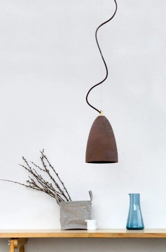 Lampa betonowa Febe 19 Chocolate