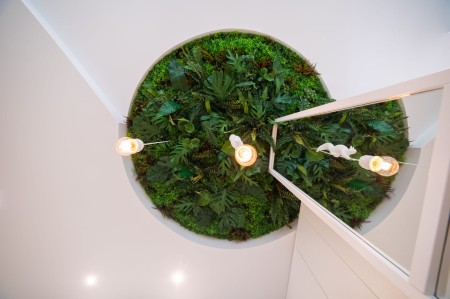 Panel ze sztucznych roślin BOTANIC BUSH GD134