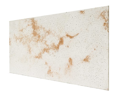 100x50x1 cm | Biała kruszywo złote | Płyta betonowa ultralekka beton architektoniczny