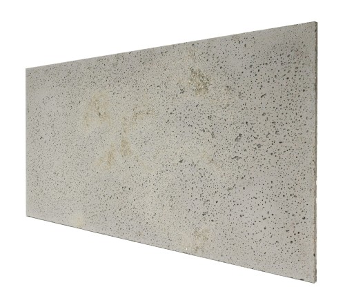 Płyta beton architektoniczny ultra lekka jasny popiel z kruszywem silver, struktura porowata