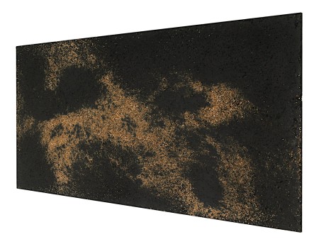 Płyta beton architektoniczny ultra lekka grafit z kruszywem gold, struktura porowata