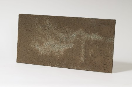 Płyta betonowa ultra lekka brąz z kruszywem silver, struktura porowata