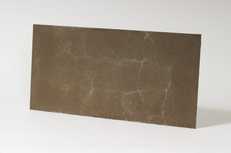 Płyta betonowa ultra lekka brąz z kruszywem silver, struktura średnioporowata