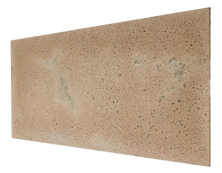 Płyta betonowa ultra lekka cappuccino z kruszywem silver, struktura porowata