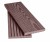 Listwa wykończeniowa płaska 72H11, kolor kawowy