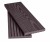 Listwa wykończeniowa płaska 72H11, kolor czekoladowy
