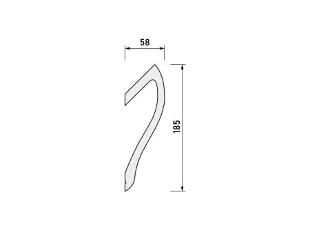 Listwa przysufitowa poliuretanowa Orac Decor C371