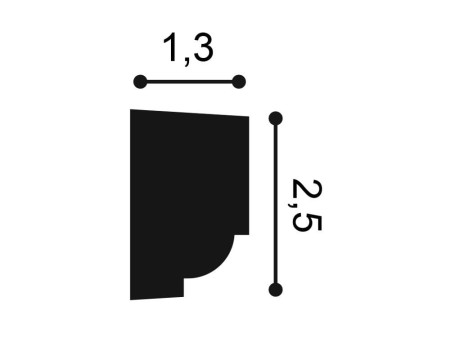 Listwa ścienna poliuretanowa Orac Decor P9050