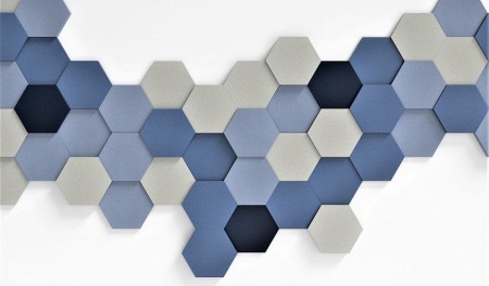 Miękki panel akustyczny Fluffo Soft Hexa M