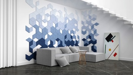 Miękki panel akustyczny Fluffo Soft Diamond Edge