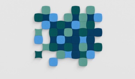 Miękki panel akustyczny Fluffo Soft Echo Edge S + Soft Hello Edge S