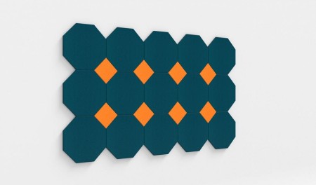 Miękki panel akustyczny Fluffo Soft Octa Edge + Pixel Edge S