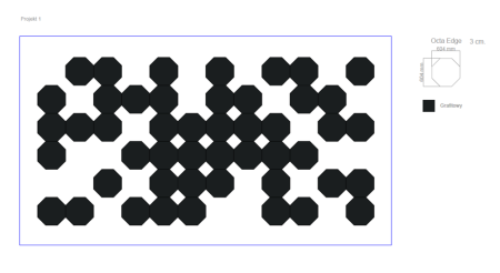 Miękki panel akustyczny Fluffo Soft Octa Edge + Pixel Edge S