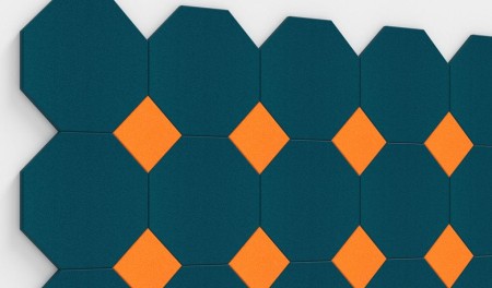 Miękki panel akustyczny Fluffo Soft Octa Edge + Pixel Edge S
