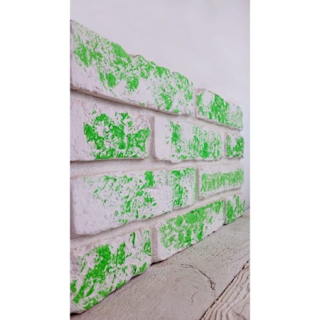 Płytki ścienne Stara Cegła Pastelowa Zielona Bielona