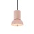 Lampa betonowa Giro w kolorze Rose / Adobe Rose