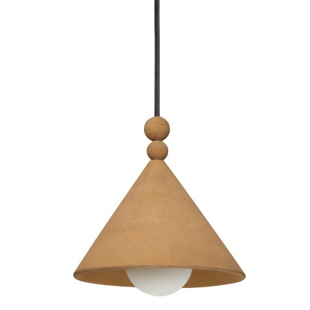 Lampa wisząca betonowa Konko Concrete ochre