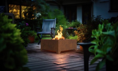 Palenisko ogrodowe Corten 700 Square