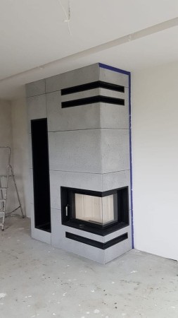 120x60x1 cm | Jasny popiel | Płyta betonowa ultralekka beton architektoniczny