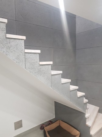 120x60x1 cm | Jasny popiel | Płyta betonowa ultralekka beton architektoniczny