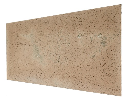 Płyta betonowa ultra lekka cappuccino z kruszywem silver, struktura porowata