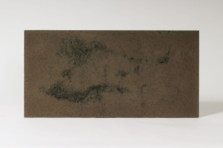 Płyta betonowa ultra lekka brąz z kruszywem black, struktura porowata