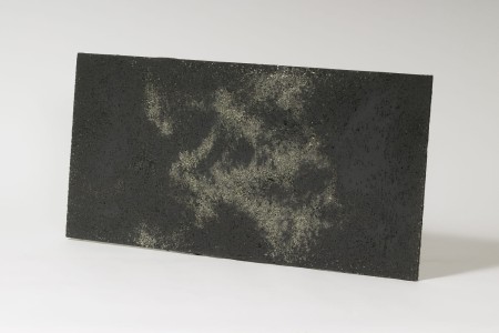 Płyta beton architektoniczny ultra lekka antracyt z kruszywem silver, struktura porowata
