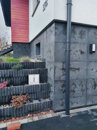 Płyta betonowa ultra lekka antracyt z kruszywem black