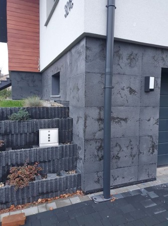 Płyta betonowa ultra lekka antracyt z kruszywem black