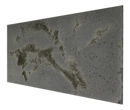 Płyta beton architektoniczny  ultra lekka ciemny popiel z kruszywem black, struktura porowata