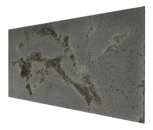 Płyta beton architektoniczny  ultra lekka ciemny popiel z kruszywem black, struktura porowata