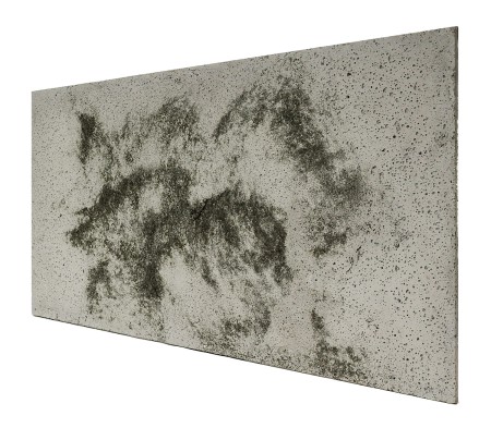 Płyta beton architektoniczny  ultra lekka jasny popiel z kruszywem black, struktura porowata