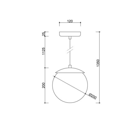Lampa wisząca Kuul G