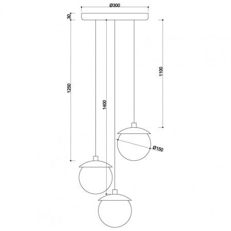 Lampa wisząca Kuul F3