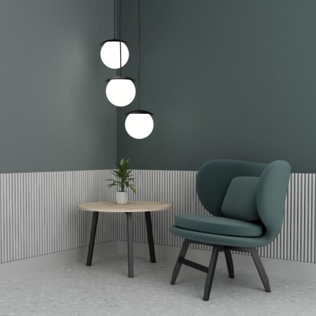 Lampa wisząca Kuul F3 czarna