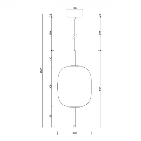 Lampa wisząca Epli B